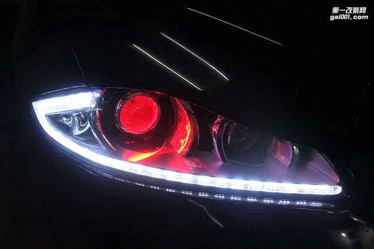 貴陽捷豹改裝大燈改裝升級(jí)燈光改裝惡魔眼升級(jí)亮度