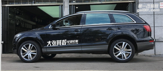 奧迪老款Q7輪轂改裝升級(jí)R20  長(zhǎng)沙大張其轂