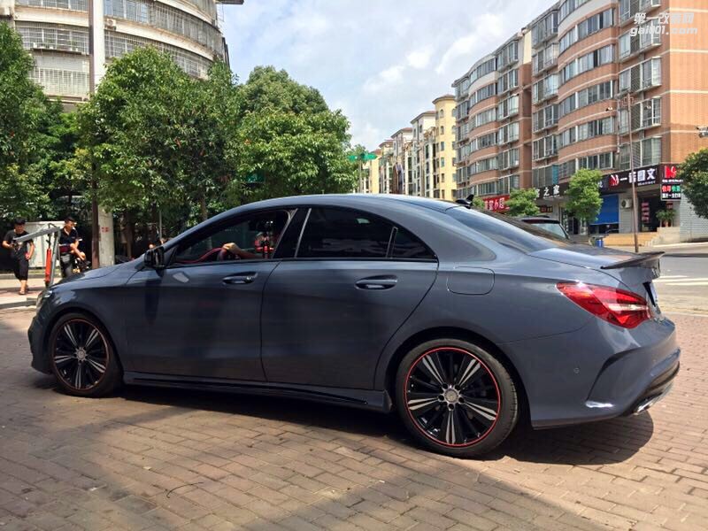 奔馳CLA200 CYS亮太空灰 G170 車身改色貼膜 18611722254 (18)