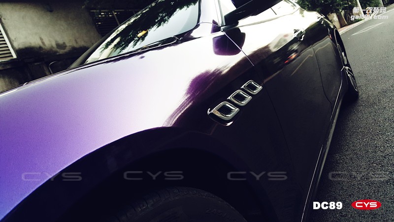 瑪莎拉蒂總裁 CYS鉆石鈷藍(lán) 汽車(chē)改色貼膜