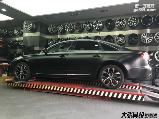 奧迪A6輪轂改裝升級(jí)R18  長(zhǎng)沙大張其轂