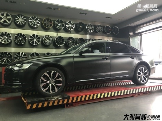 奧迪A6輪轂改裝升級(jí)R18  長(zhǎng)沙大張其轂