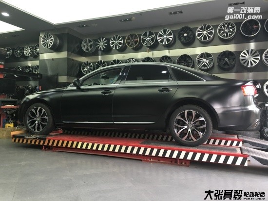奧迪A6輪轂改裝升級(jí)R18  長(zhǎng)沙大張其轂