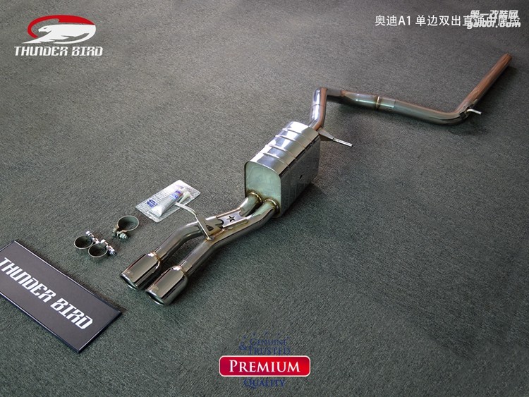 奧迪A1 單邊雙出 直通中尾段
