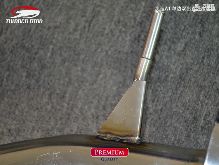 奧迪A1 單邊雙出 直通中尾段