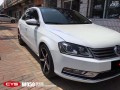 大眾邁騰 CYS白變藍 W050 汽車改色貼膜 18611722254 (5)