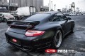 保時(shí)捷911 CYS電光金屬黑 PM150 汽車改色貼膜 18611722254 (3)
