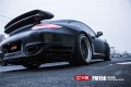 保時(shí)捷911 CYS電光金屬黑 PM150 汽車改色貼膜 18611722254 (4)