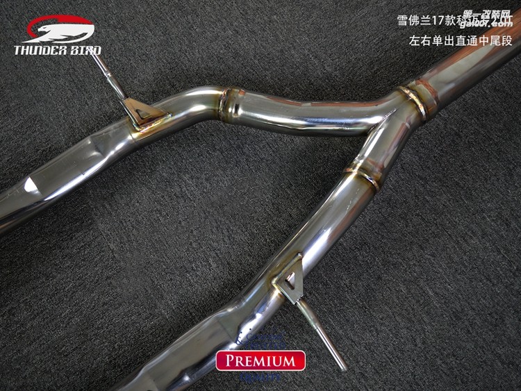 雪佛蘭17款科邁羅20T 左右單出直通中尾段