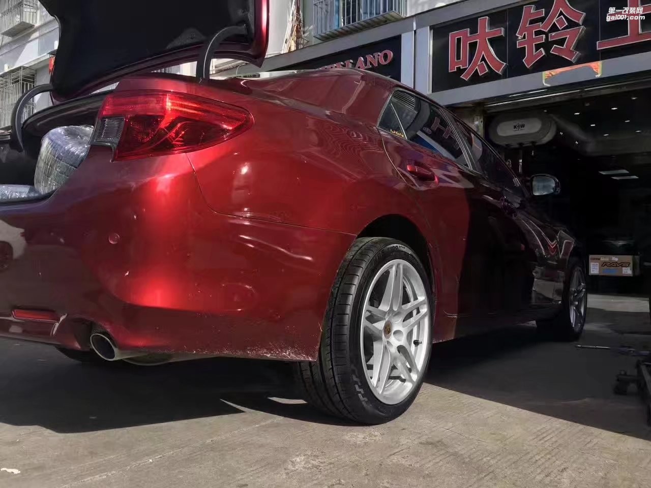 銳志，換 18寸 完工！