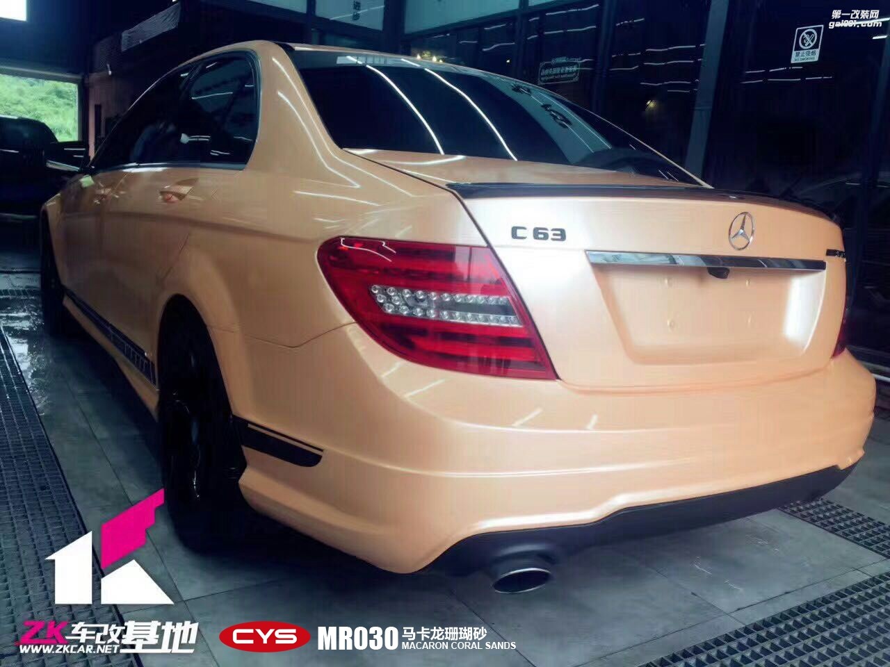 馬卡龍珊瑚砂 MR030 汽車改色貼膜 18611722254 (9)