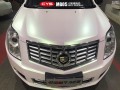 凱迪拉克SRX CYS幻彩曙光白 MG05 汽車改色貼膜 18611722254 (5)