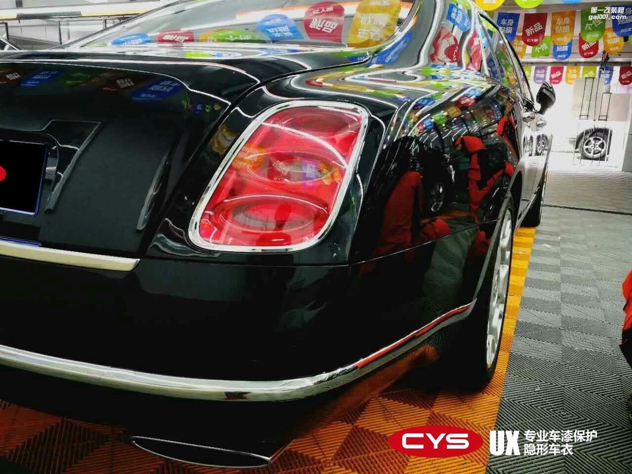 北京賓利慕尚 CYS-UX透明膜 汽車改色貼膜