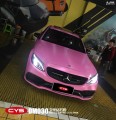 奔馳C63 CYS亞光鉆石粉 DM030 汽車(chē)改色貼膜 18611722254 (2)
