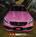 奔馳C63 CYS亞光鉆石粉 DM030 汽車(chē)改色貼膜 18611722254 (1)
