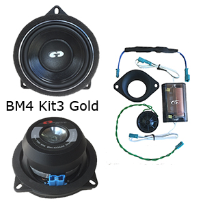 美國(guó)CDT西迪聲BM4Kit 3GOLD BMW寶馬專(zhuān)用2分頻套裝喇叭前門(mén)兩分頻