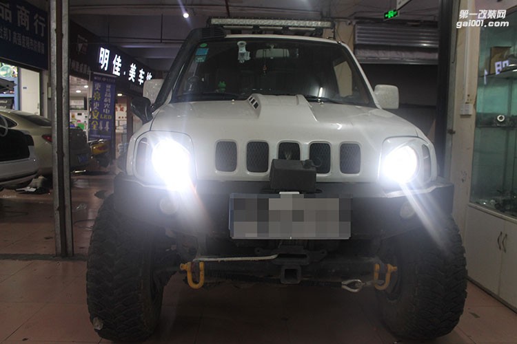 鈴木吉姆尼改裝大燈 改裝雙光透鏡天使眼