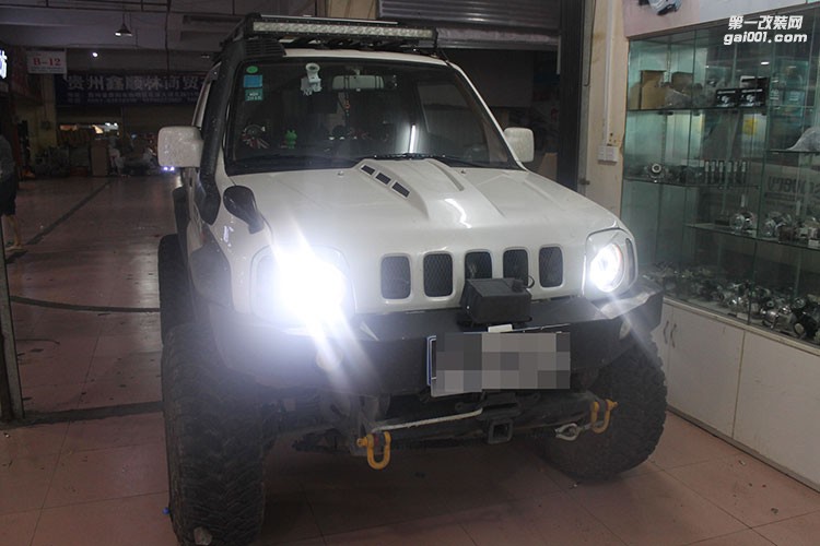 鈴木吉姆尼改裝大燈 改裝雙光透鏡天使眼