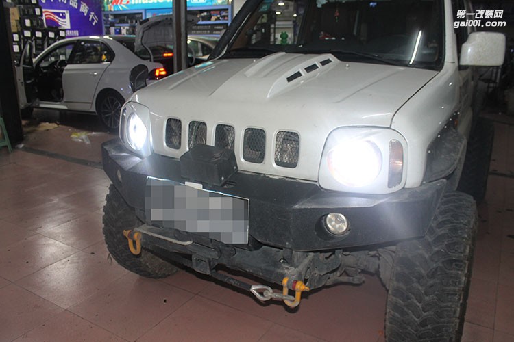 鈴木吉姆尼改裝大燈 改裝雙光透鏡天使眼