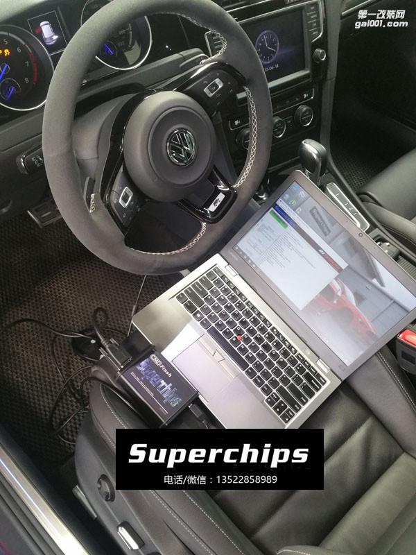 2015年大眾高爾夫7R 直刷ECU動(dòng)力升級(jí)，國(guó)際改裝品牌Superchips調(diào)校程序