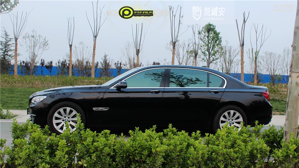 寶馬7系全車貼PTF透明膜效果圖
