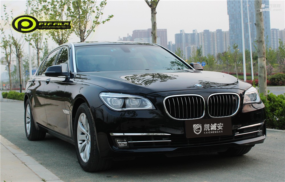 寶馬7系全車貼PTF透明膜效果圖