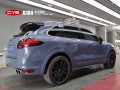 保時(shí)捷卡宴 CYS亮水泥灰 G180 汽車改色貼膜 18611722254 (7)