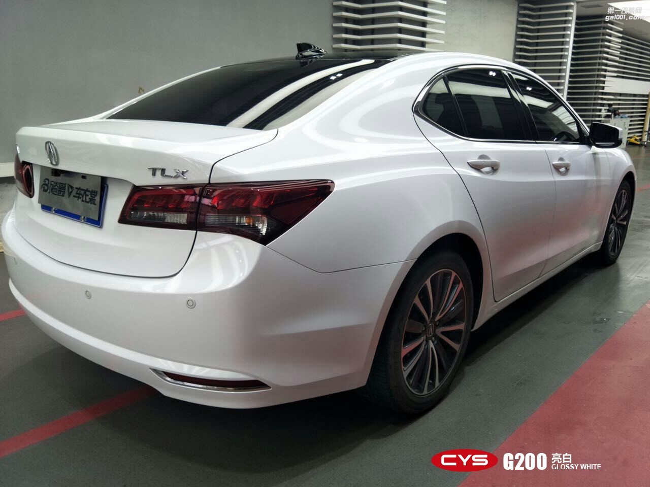 北京謳歌TLX CYS亮白 G200 汽車改色貼膜