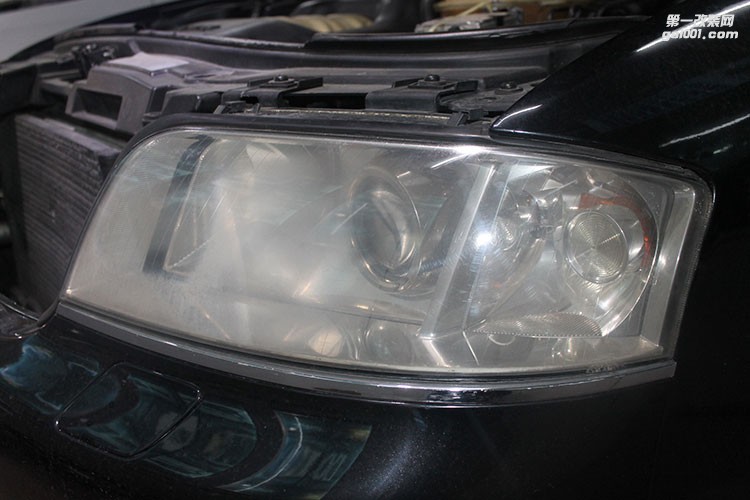 貴陽老款奧迪升級燈光 維修修復燈光 大燈翻新