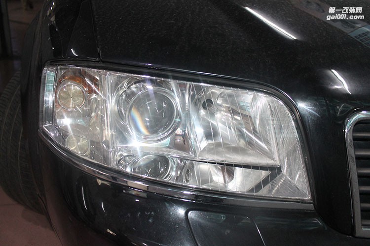 貴陽老款奧迪升級燈光 維修修復燈光 大燈翻新