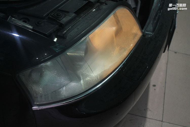 貴陽老款奧迪升級燈光 維修修復燈光 大燈翻新