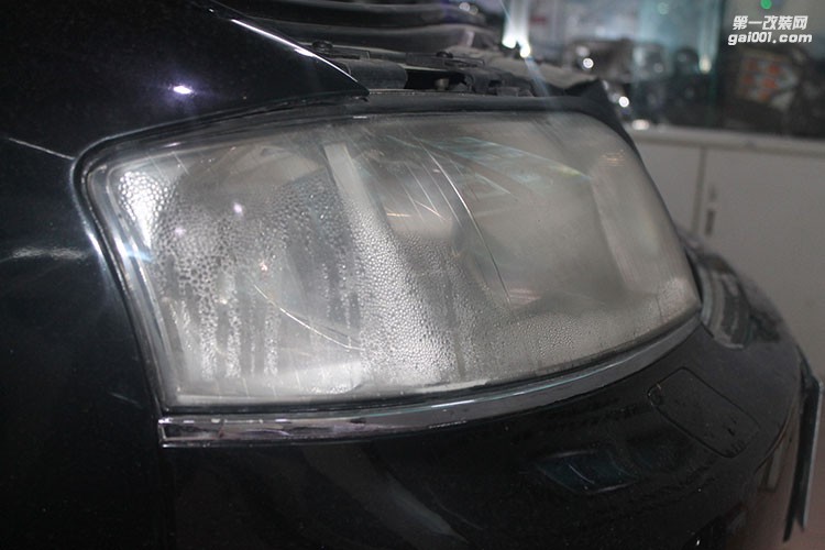 貴陽老款奧迪升級燈光 維修修復燈光 大燈翻新