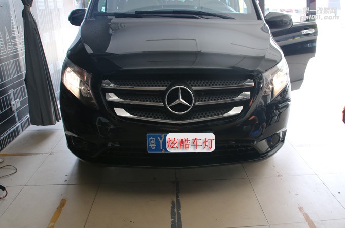 奔馳威霆VITO改燈廣州炫酷車燈升級燈光
