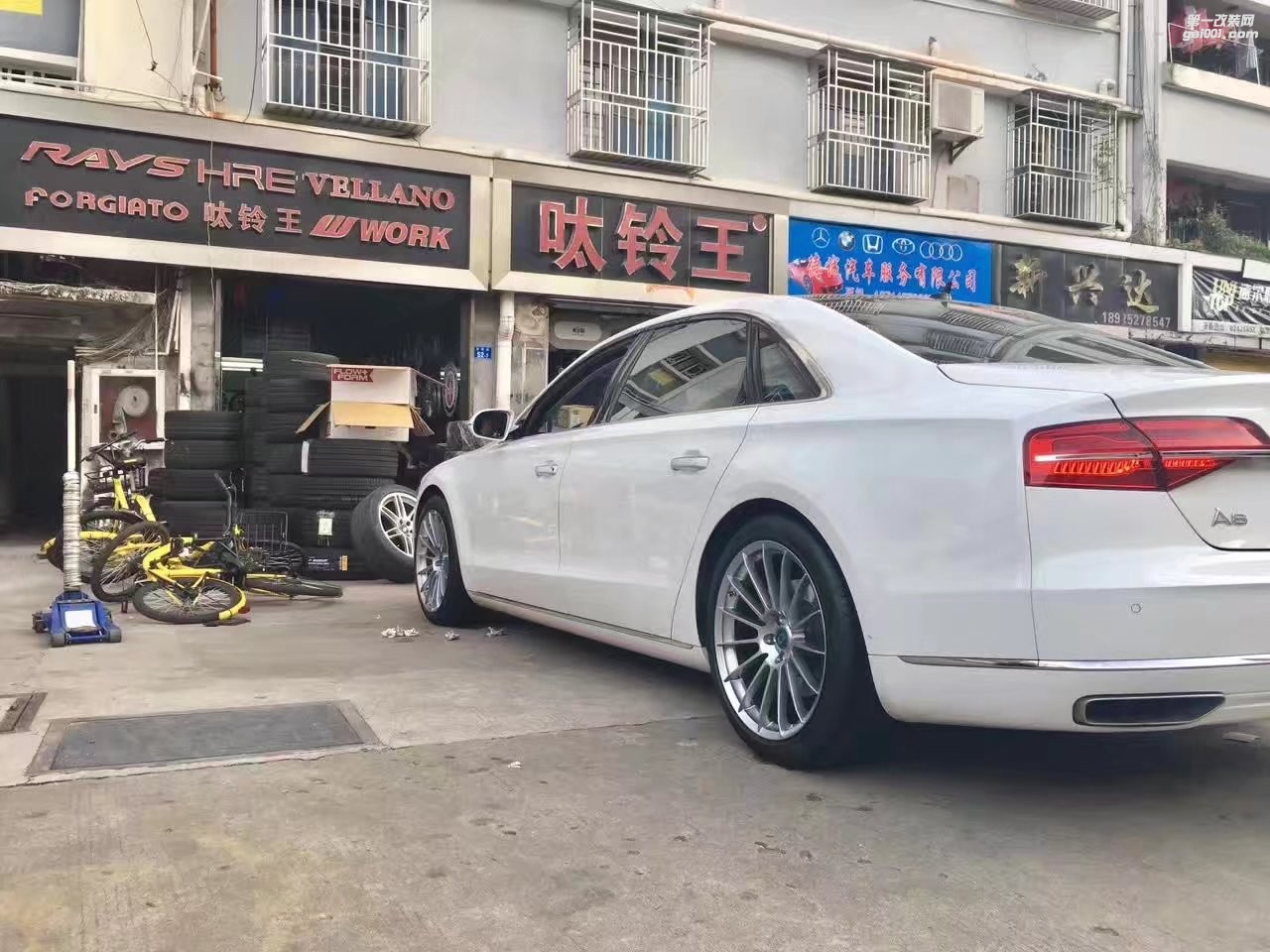 奧迪，裝HRE 全新 20寸 完工！