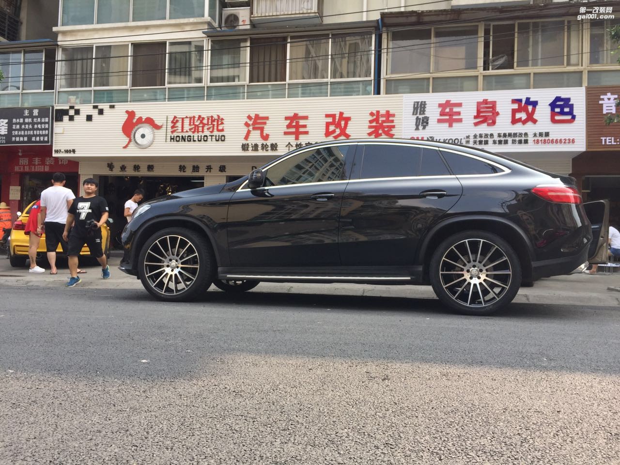 奔馳GLE400 20寸升級(jí)22寸私人定制AMG鍛造輪轂