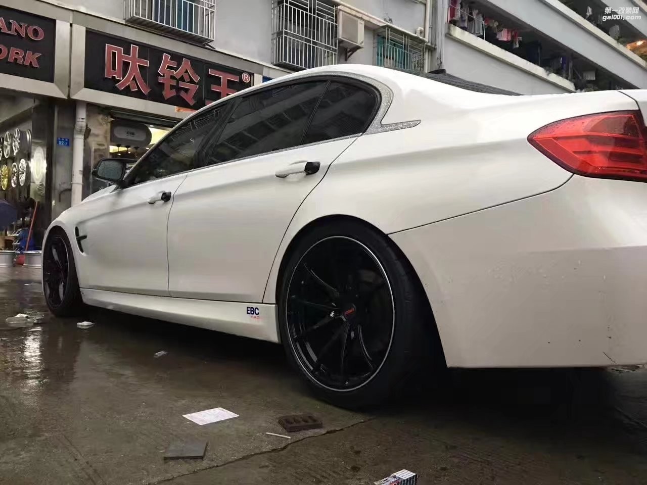 寶馬，換 RAYS  G25 ，19寸 完工！