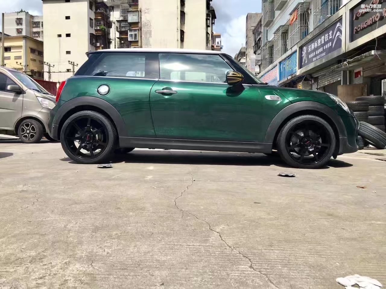 Mini ，換 Prodrive  18寸 完工！