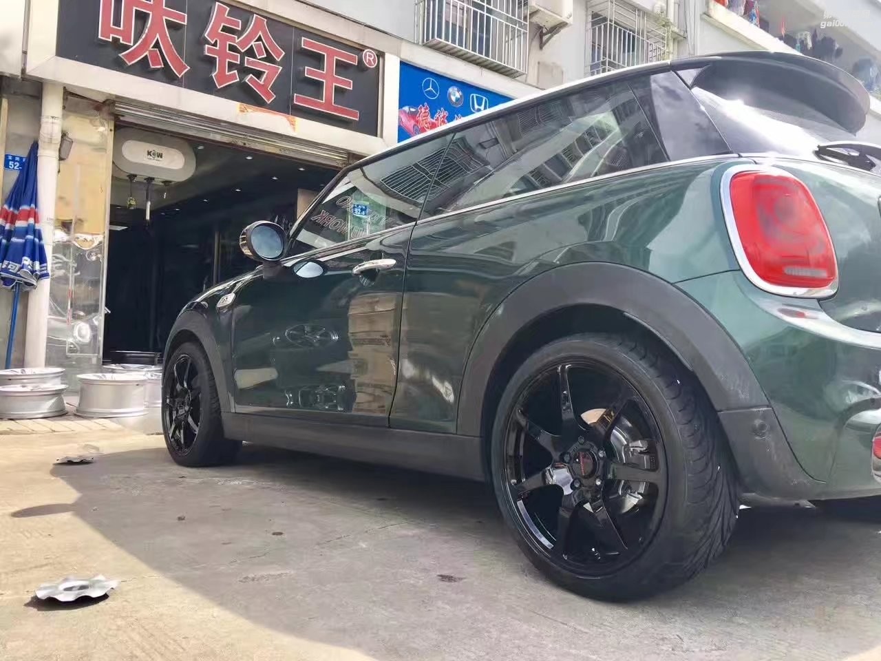 Mini ，換 Prodrive  18寸 完工！