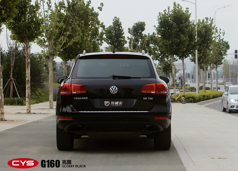 北京大眾途銳 CYS亮黑 G160 汽車(chē)改色貼膜