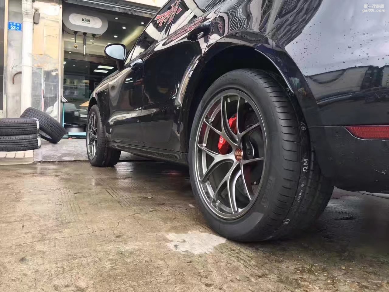 保時捷 Macan 換 全新 BBS RID ?倍耐力 PO