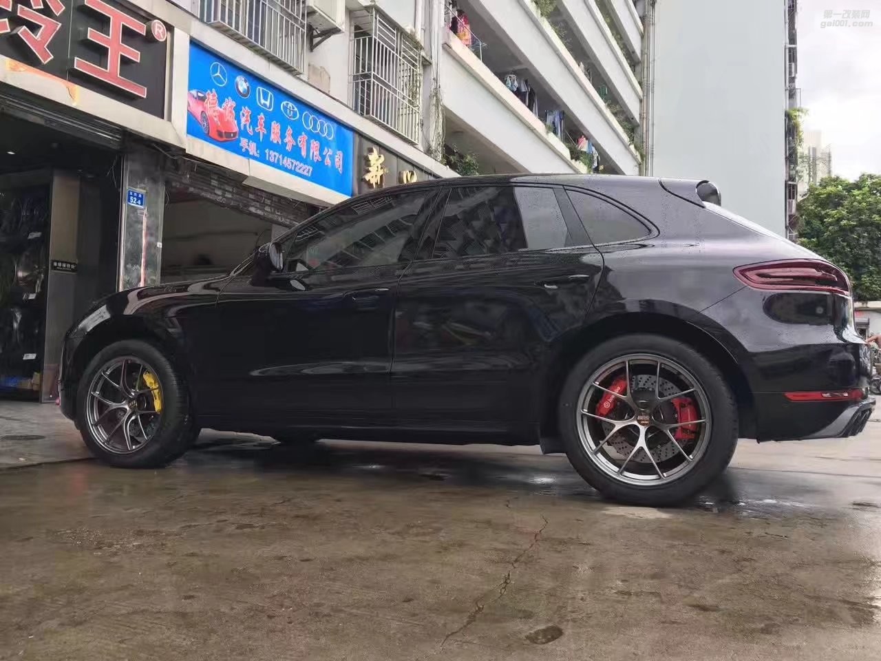 保時捷 Macan 換 全新 BBS RID ?倍耐力 PO