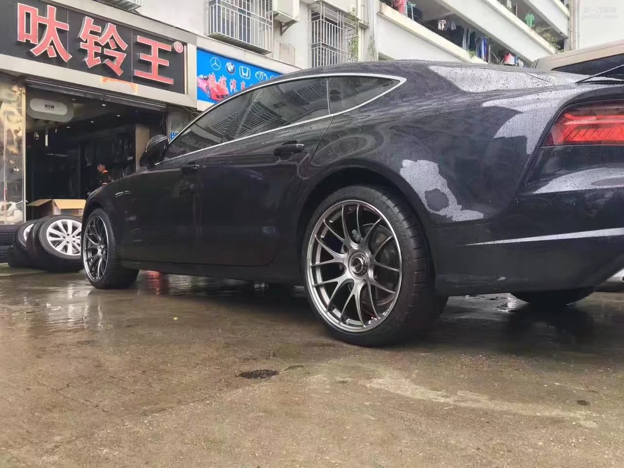 8個(gè)月的等待，厲害了！  奧迪，換RAYS  G27 完工！