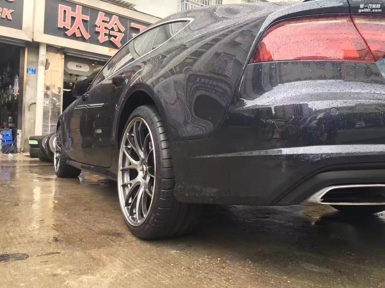 8個(gè)月的等待，厲害了！  奧迪，換RAYS  G27 完工！