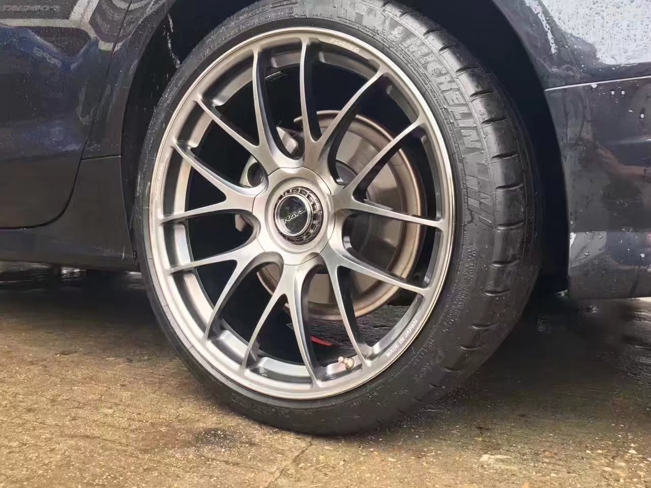 8個(gè)月的等待，厲害了！  奧迪，換RAYS  G27 完工！