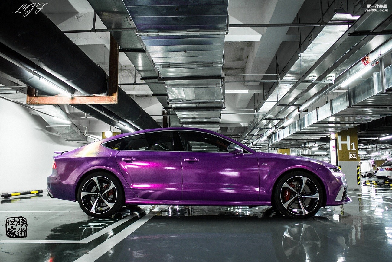 成都A7全車施工車身透明保護膜，改色膜，犀牛皮，隱形車衣