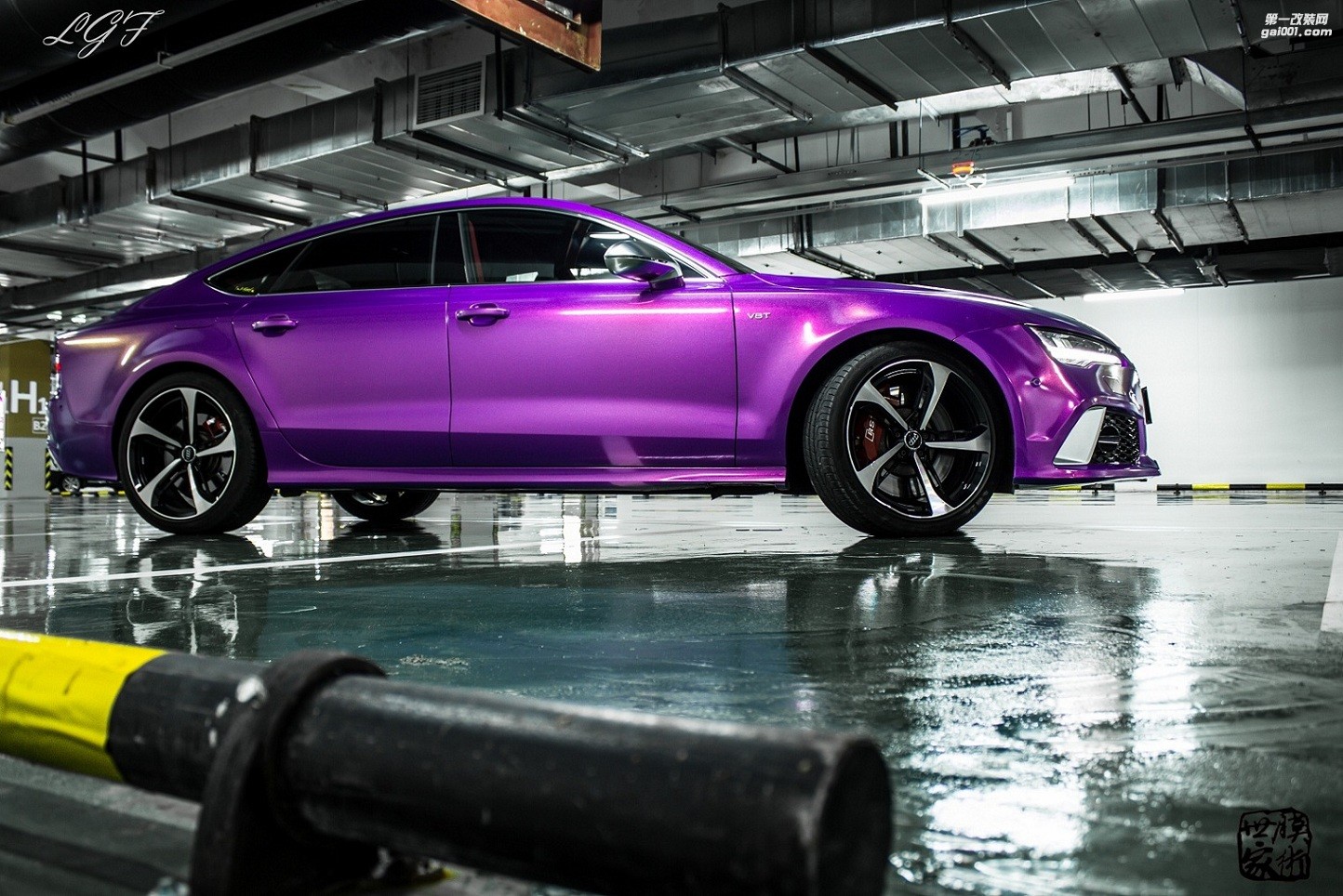 成都A7全車施工車身透明保護膜，改色膜，犀牛皮，隱形車衣