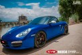 保時(shí)捷Boxster CYS亞光電鍍藍(lán) MC050 汽車改色貼膜 18611722254 (7)