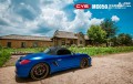 保時(shí)捷Boxster CYS亞光電鍍藍(lán) MC050 汽車改色貼膜 18611722254 (2)