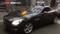 奔馳SLK200 CYS電光金屬黑 PM150 汽車改色貼膜 18611722254 (3)