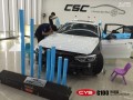 寶馬3系亮淺藍(lán)車身改色貼膜